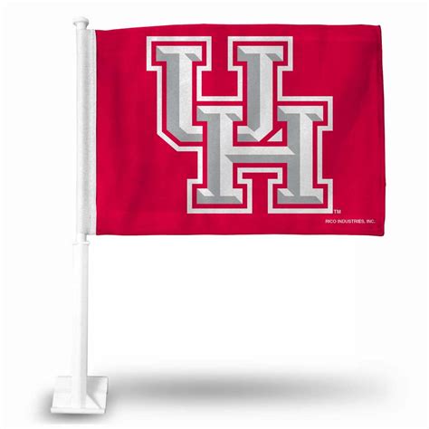 Rico Industries College Houston Standard Double Sided Car Flag 16 X