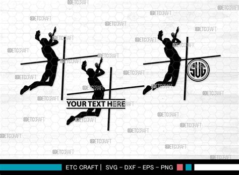 Pole Vault Monogram Pole Vault Silhouette Pole Vault Svg Sports Svg