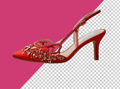 Premium Psd Red Bridal Heel