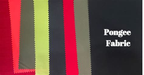 What Is Pongee Fabric An In Depth Guide Textile Details