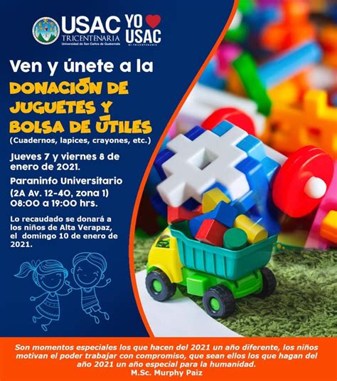 JORNADA DE DONACIÓN DE JUGUETES Y ÚTILES ESCOLARES