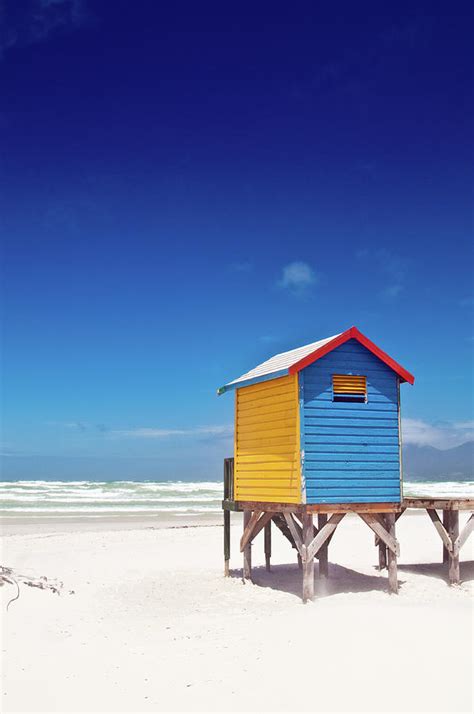 Muizenberg Beach Cape Town Photograph by Ferrantraite - Pixels