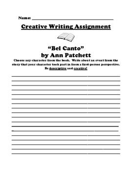 Bel Canto By Ann Patchett Creative Writing By Northeast Education