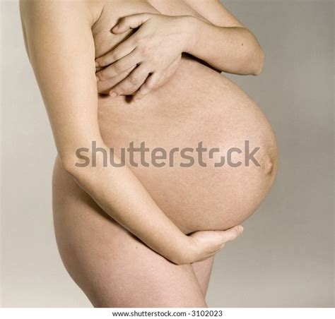 Pregnant Naked Woman On Background Stock Photo Shutterstock