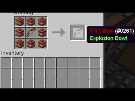 TNT BOW IN MINECEAFT COMMAND BLOCK CREATIONS YouTube