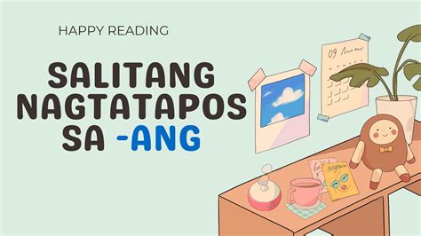 Salitang Nagtatapos Sa Ang Youtube