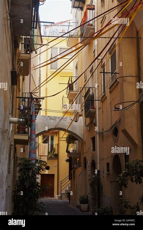 Via Del Castello Formia Province Of Latina Italy Stock Photo Alamy