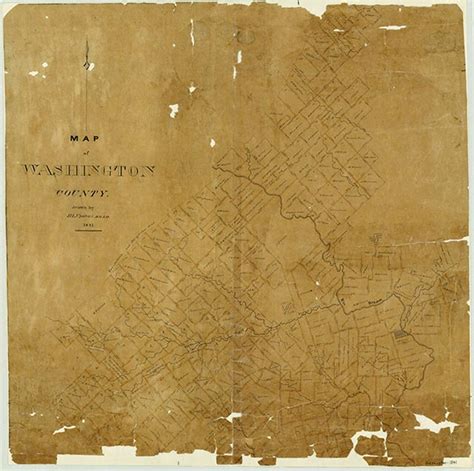 Map of Washington County – Legacy of Texas