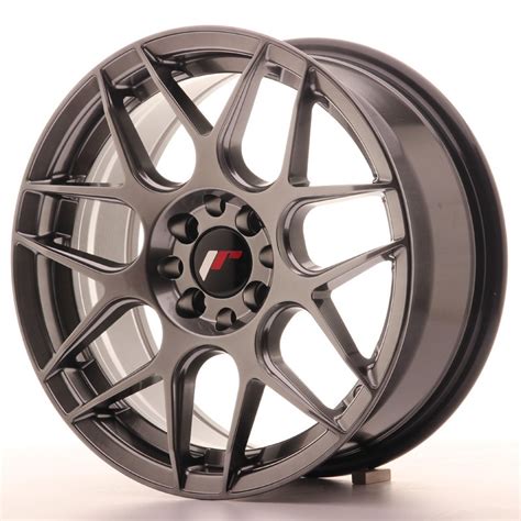 Japan Racing JR Wheels JR18 16x7 ET25 4x100 4x108 Hiper Black