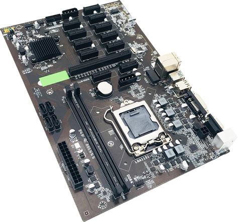 Placa mãe para plataforma de mineração 12 slots para placas de vídeo