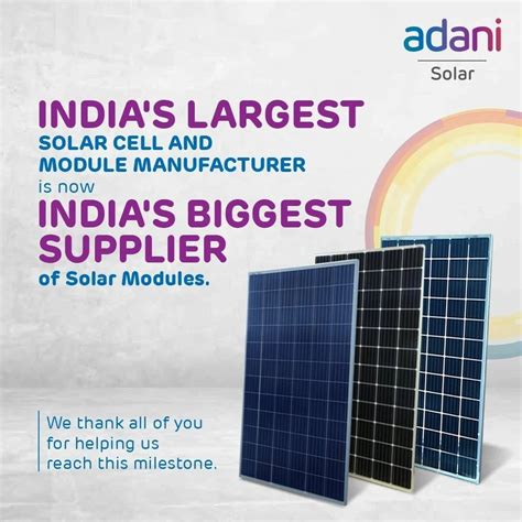 Adani Mono Perc Half Cut Solar Panel At Rs 23 50 Watt Adani Solar