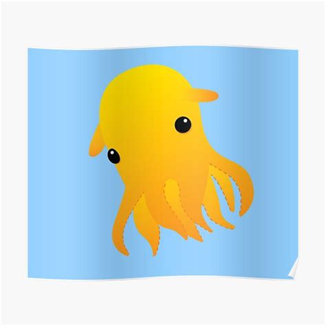 Cute Dumbo Octopus Poster By Theartarmature Redbubble