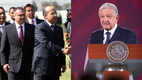 AMLO cuestiona Concentración Rosa cómo defienden a Calderón y a