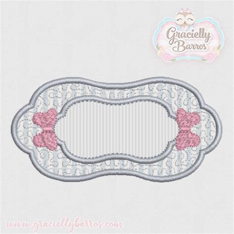 Matriz De Bordado Moldura Gb Gracielly Barros Sleep Eye Mask