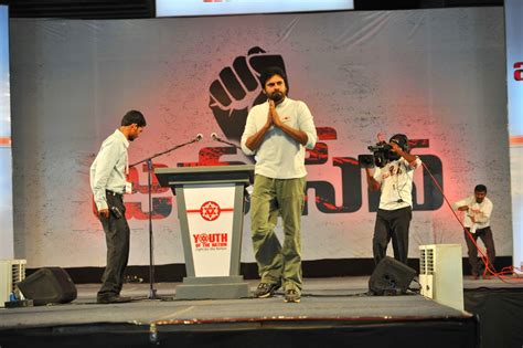 Pawan Kalyan Stills At Jana Sena Youth Meet Pspk