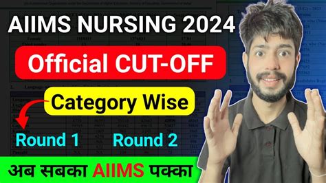 Aiims Bsc Nursing Cut Off Bsc Nursing Cut Off Bsc Nursing