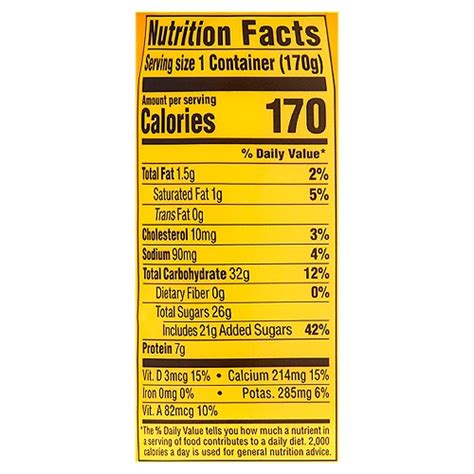 La Yogurt Strawberry Nutrition Facts Besto Blog