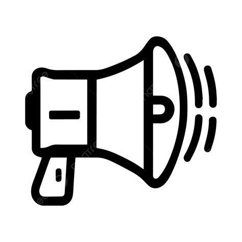 Illustration Megaphone Icon Vector Megaphone Icon Speaker Icon