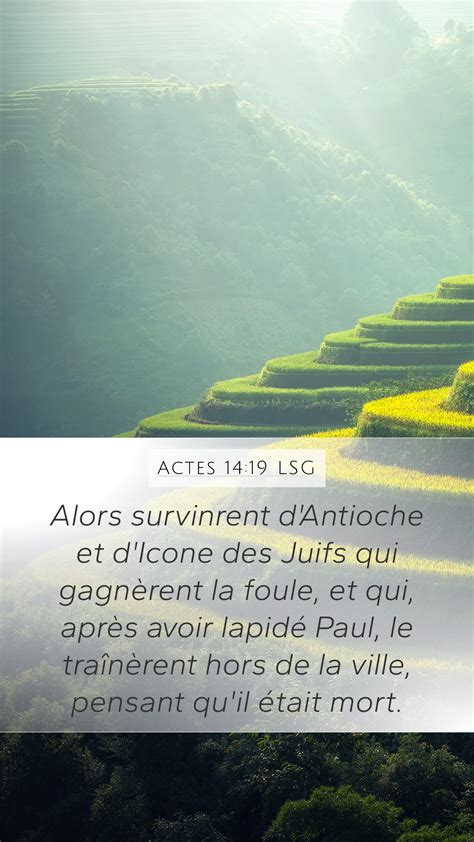 Actes 14 19 LSG Mobile Phone Wallpaper Alors Survinrent DAntioche Et