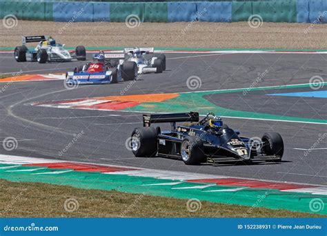 Formula One Pack At The Chicane For The French Historic Grand Prix