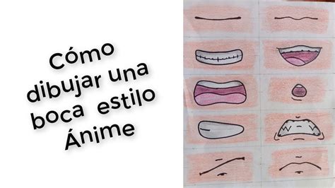 DIBUJANDO BOCA ESTILO ANIME YouTube