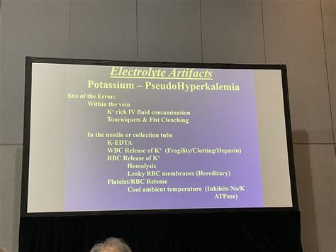 Pseudohyperkalemia Serum potassium is higher than plasma potassium. # ...