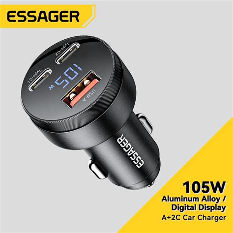 Adowarka Samochodowa 105W USB Szybkie Adowanie 4 0 QC4 0 QC3 0 QC SCP