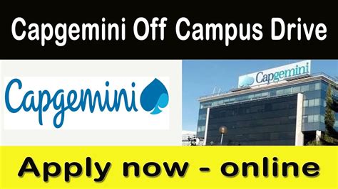 Capgemini Off Campus Drive Cse Ece Eee It Civil Bsc Bca Bcom