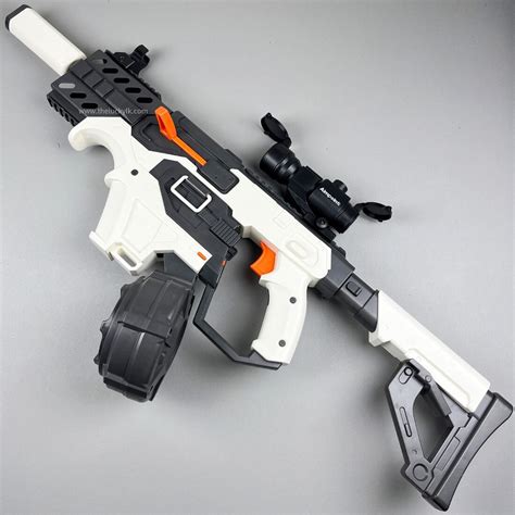 White Vector Gel Blaster With Big Drum Lkcj