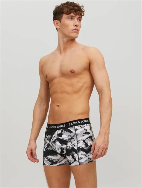 Jack Jones Boxershorts Heren Trunks JACEFFECT 3 Pack Maat XXL Bol