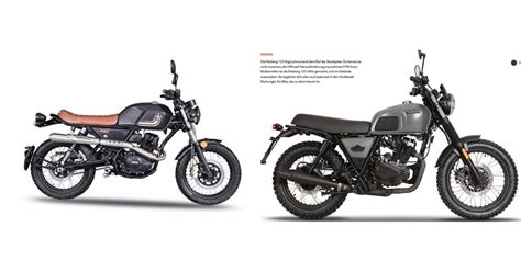 Motorrad Vergleich United Motors UM Scrambler X Naked 125 2024 Vs Brixton Felsberg 125 2022
