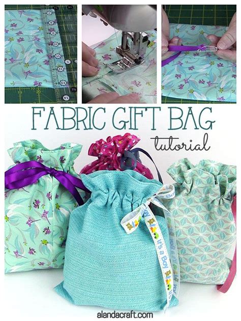 Quick And Easy Drawstring T Bag Tutorial Fabric T Bags Bags Tutorial Sewing Projects For