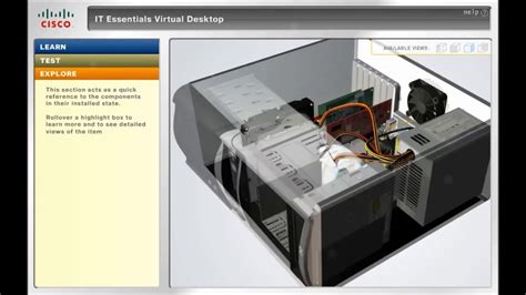 Ensamblaje Virtual De Un Pc Simulador Cisco It Essentials Virtual