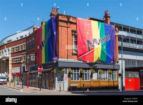 The Rainbow Flag On Display Outside Missing Gay Pub In Birmingham S Gay