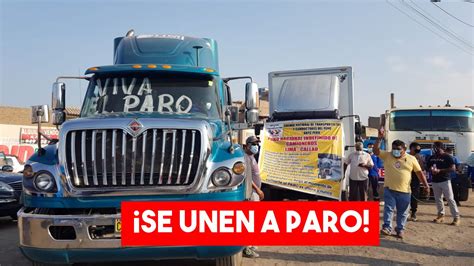 Transporte Conductores De Carga Pesada De Ncash Se Suman A Paro