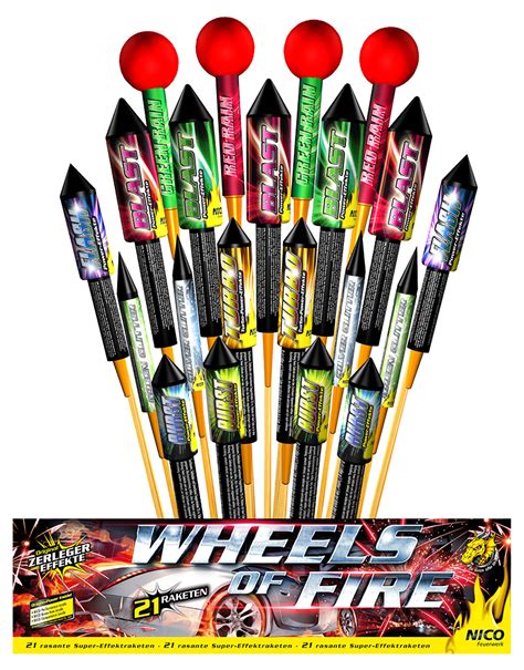 Wheels Of Fire Raketen Sortimente Sortiment NICO Feuerwerk