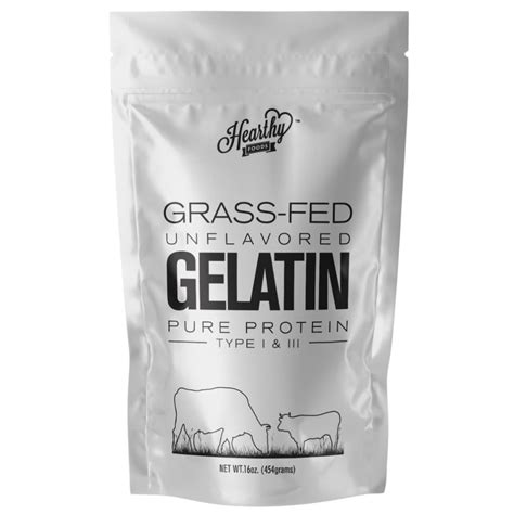 Hearthy Foods Beef Gelatin Powder Unflavored Gelatin Powder For Women