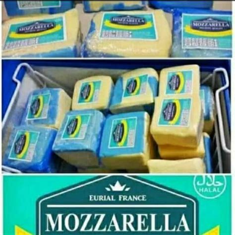 Jual Keju Mozzarella 500 Gram 250 Gram Eurial Cocok Untuk Pizza