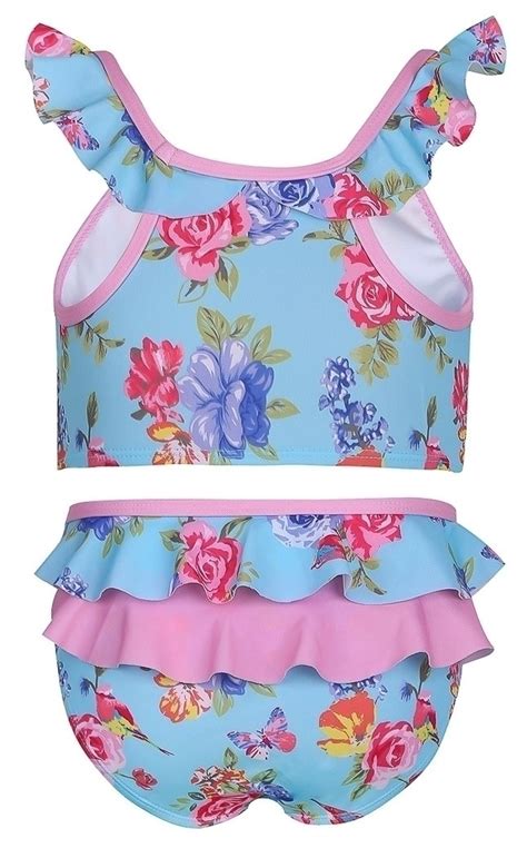 Girls Crop Top Bikini Set