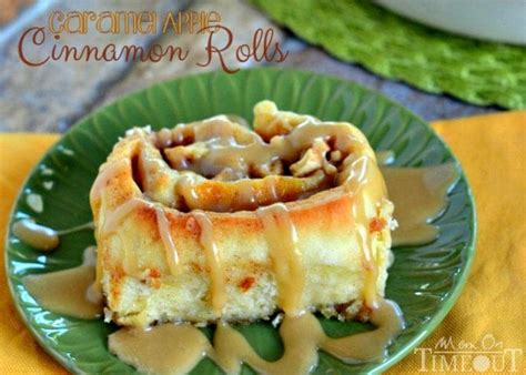 Caramel Apple Cinnamon Rolls Mom On Timeout