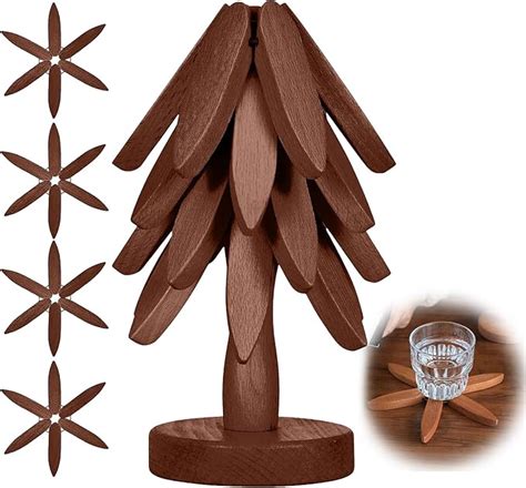 Amazon Wooden Trivets For Hot Dishes Tree Shape Trivet Set For Hot Dish Wooden Tripods