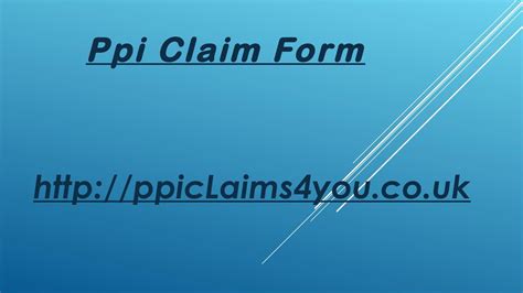 ppi claim form  richie p durgin issuu
