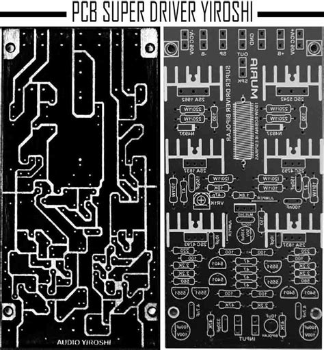 Super Power Amplifier Yiroshi Audio Watt Diy Amplifier Audio