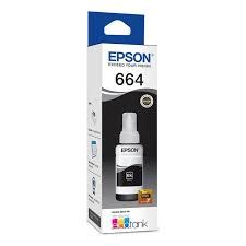 BOTELLA DE TINTA EPSON NEGRA T664120 70ML Original Cyber Extreme