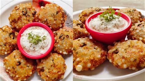 Sabudana Vada Upavaas Fasting Recipe Sabudana Vada Hindi Me Sabudana Or