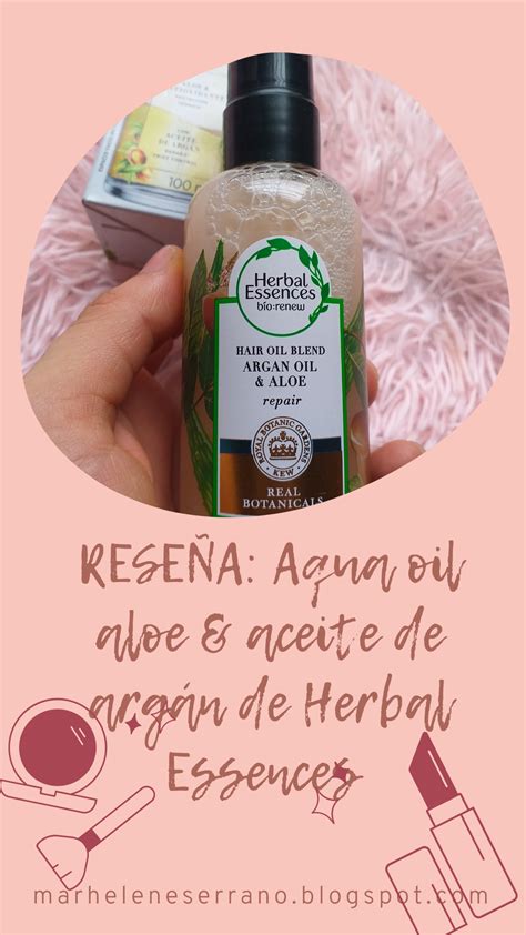 RESEÑA Aqua oil aloe aceite de argán de Herbal Essences