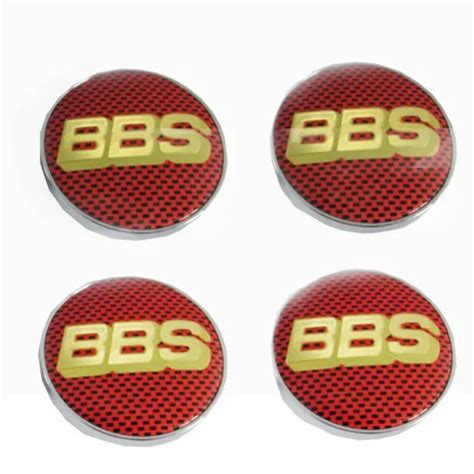 X Mm Bbs Embl Me Grille Rouge Jaune Enjoliveurs Cache Moyeux