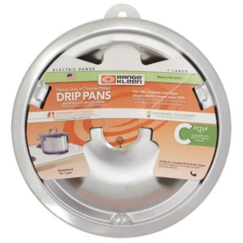 Range Kleen Large Drip Bowl Style C Plug In Electric Ranges Chrome