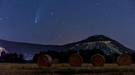 Qué te parecen las fotos del paso del cometa Neowise por Vic