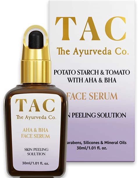 Buy Tac The Ayurveda Co Potato Starch And Tomato Face Serum 30 Ml